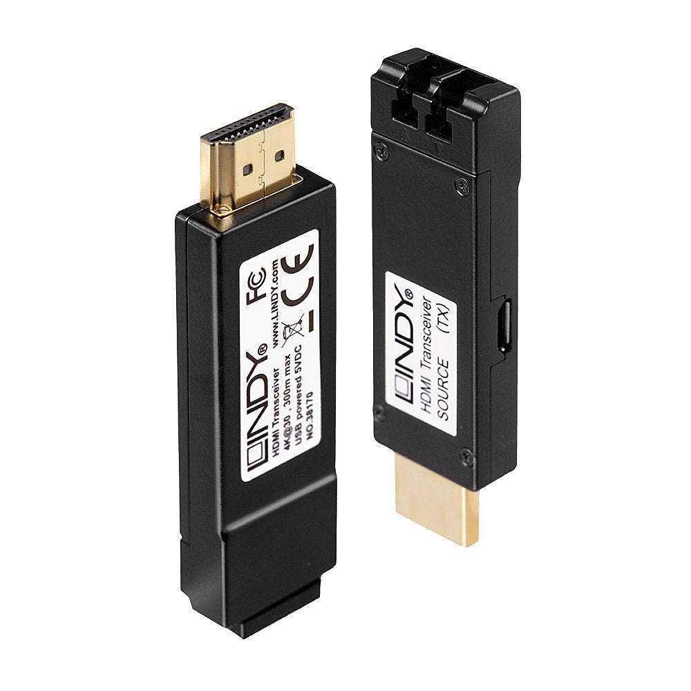 EAN 4002888381703 - Lindy 38170 extensor audio/video Transmisor y receptor de señales AV Negro imagen 1