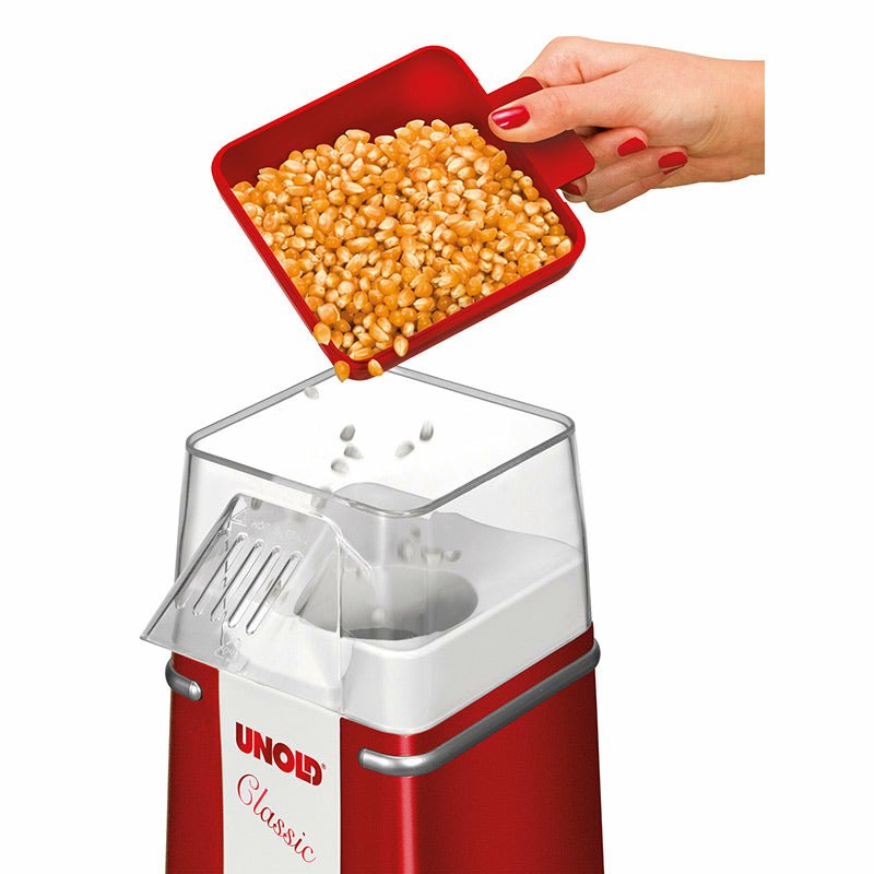 EAN 4011689485251 - Unold Classic palomitas de maiz poppers Rojo, Plata, Blanco 900 W imagen 5