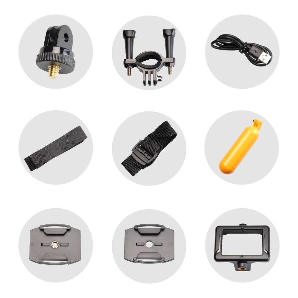 Cámara Denver Act-324 Para Deporte De Acción 0,3 Mp Hd Cmos 350 G