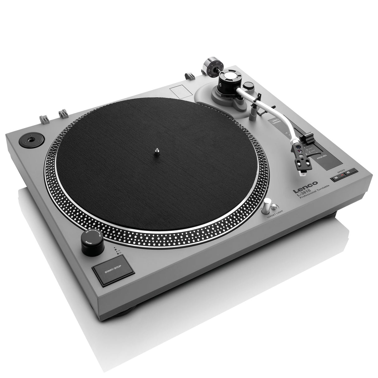 EAN 8711902071976 - Lenco L-3810 Tocadiscos de tracción directa Gris Manual imagen 2