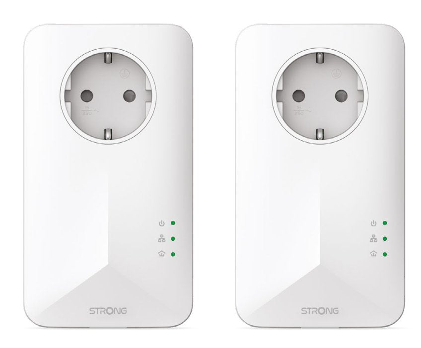 Strong Powerline 1000 Kit 1000 Mbit/S Ethernet Blanco 2 Pieza(S)