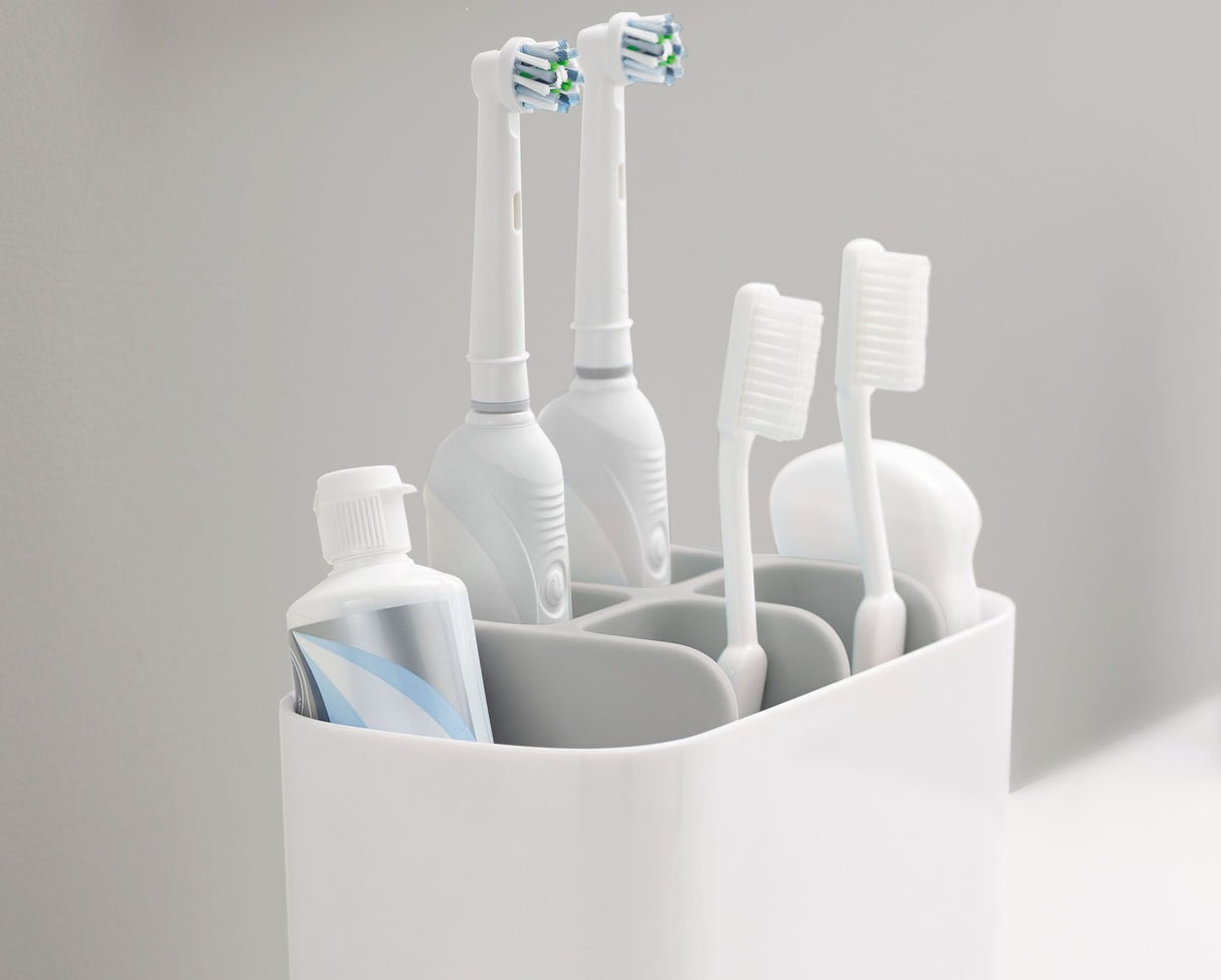 EAN 5028420705102 - Joseph Joseph 70510 portacepillo de dientes Gris Soporte para cepillos de dientes independiente imagen 3