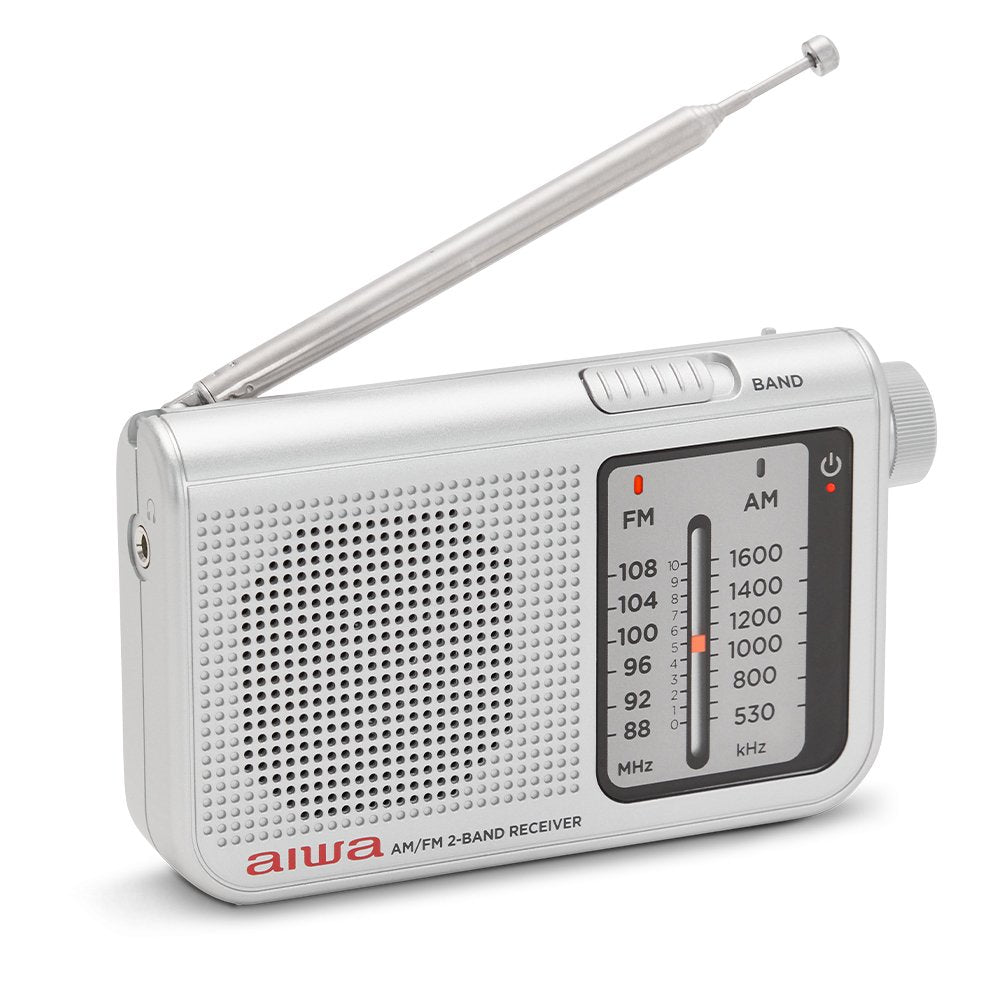 Radio Portátil Aiwa Rs-55sl Plata