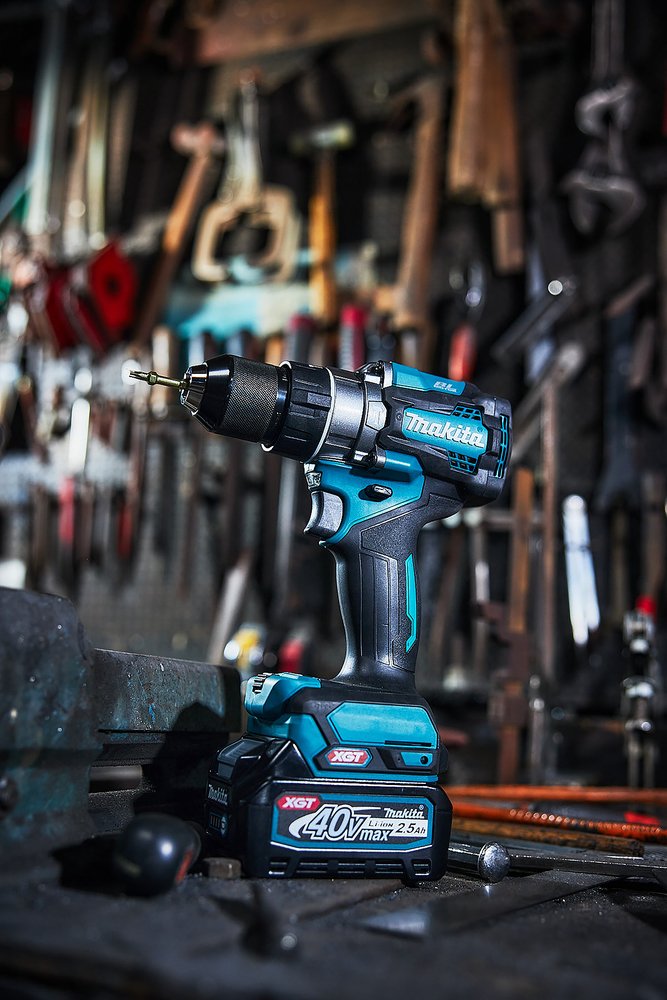 Taladro De Impacto Inalámbrico Makita Hp001gd201 Xgt, 40 Voltios