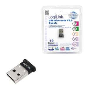 Logilink Adaptador Usb 2.0 Bluetooth 4.0 Negro Bt0037