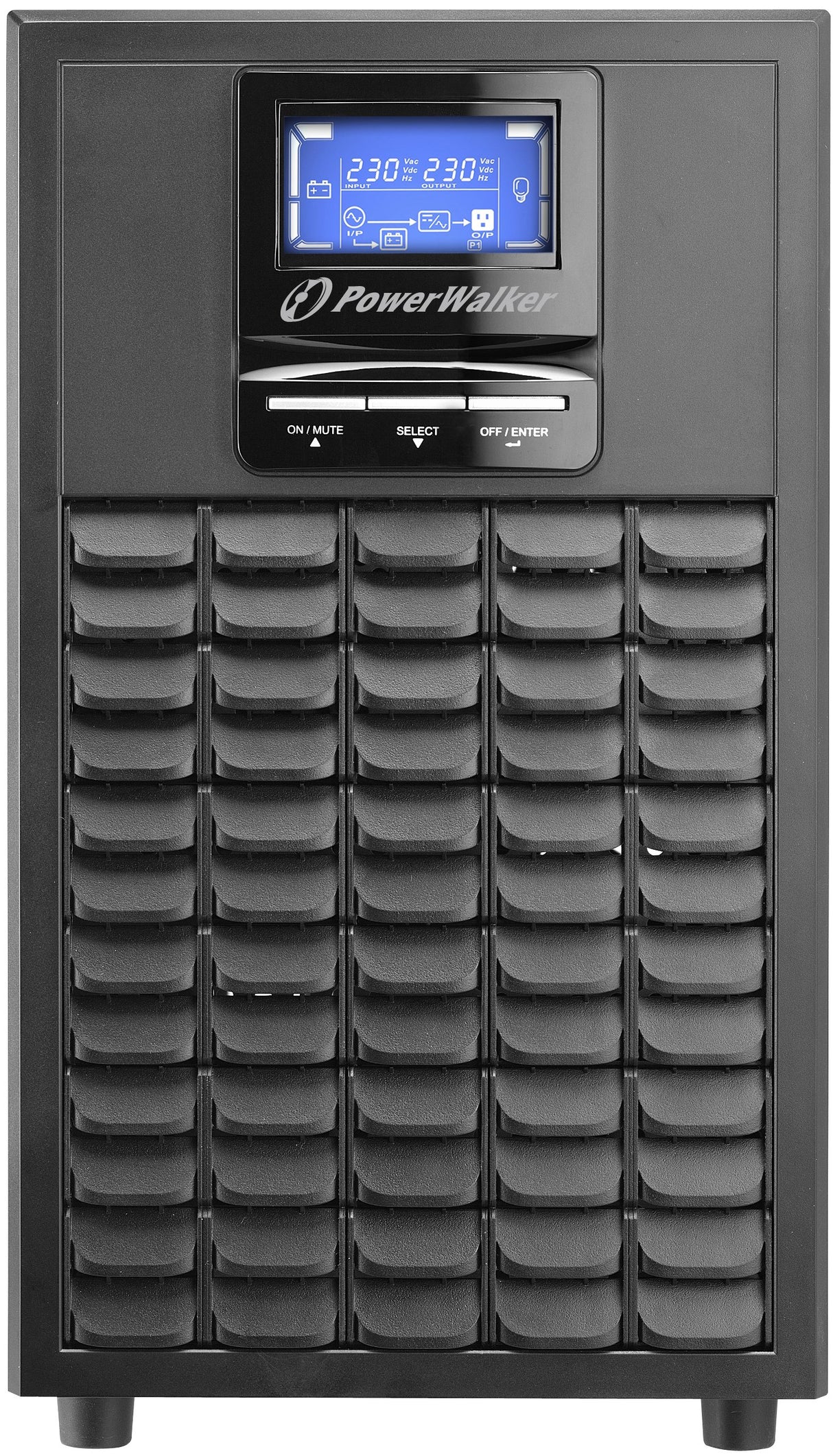 EAN 4260074976571 - PowerWalker VFI 3000C LCD sistema de alimentación ininterrumpida (UPS) Doble conversión (en línea) 3 kVA imagen 2