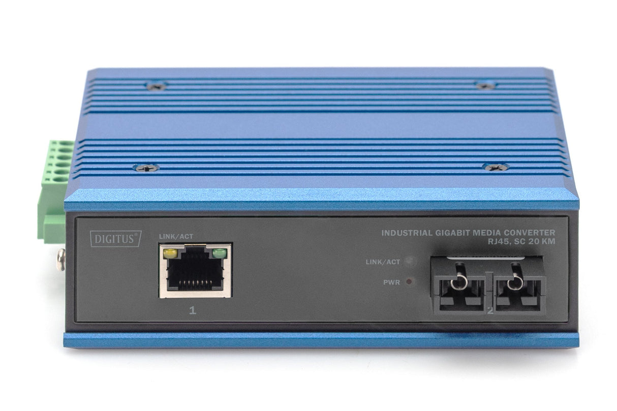 EAN 4016032488194 - Digitus DN-652102-1 convertidor de medio 1000 Mbit/s 1310 nm Monomodo Negro, Azul imagen 4