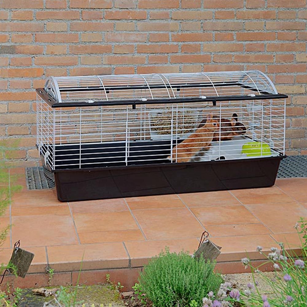 EAN 8010690099057 - Ferplast Casita 120 Rabit Gris pardo, Blanco imagen 2