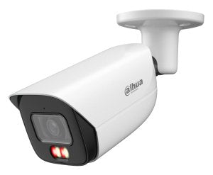 (Dh-Ipc-Hfw3449ep-As-Il-0280b) Dahua Camara Ip Bullet Serie 3, 4mp, Ir 50m, Ip67, Soporta Microsd Hasta 512gb, 12 Vdc / Poe, Fija 2.8mm