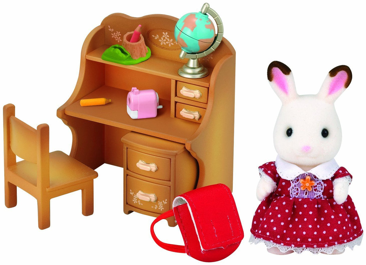 Epoch Sylvanian Families - Schokoladenhasen Schwester Escritorio Set 5016