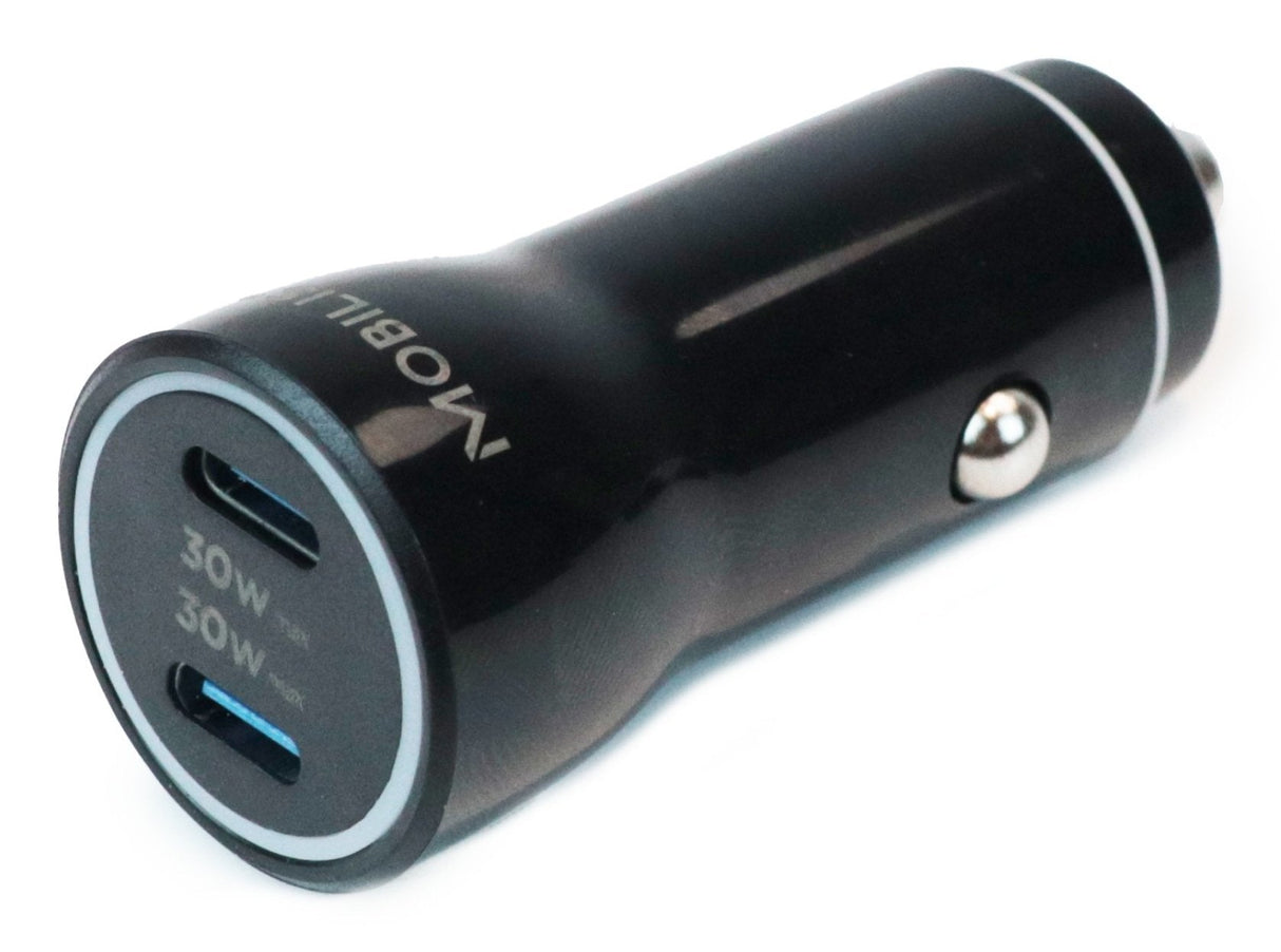 Mobilis Energia Charger 60w Car Charger 2 Usb-C 1 Usb-A Sb
