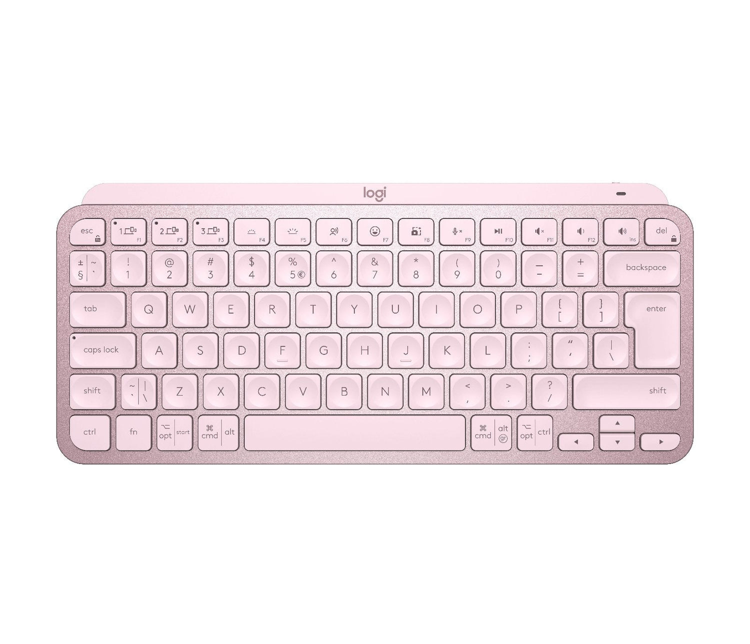 Teclado (Ingles) Mxkeys Mini Wrls Illuminated Rose - Us Int.L - Intnl