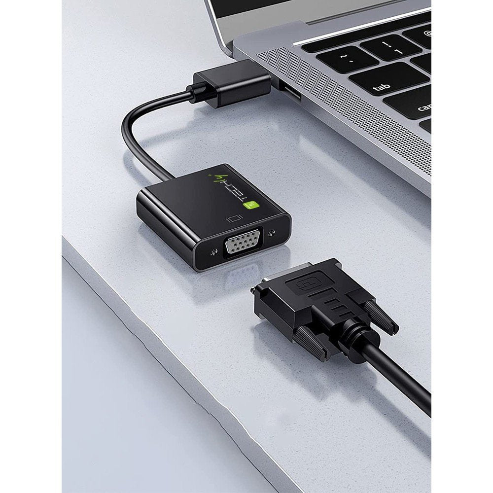 Techly Idata Hdmi-Vga-4 Adaptador Mini Hdmi C A Vga M/F