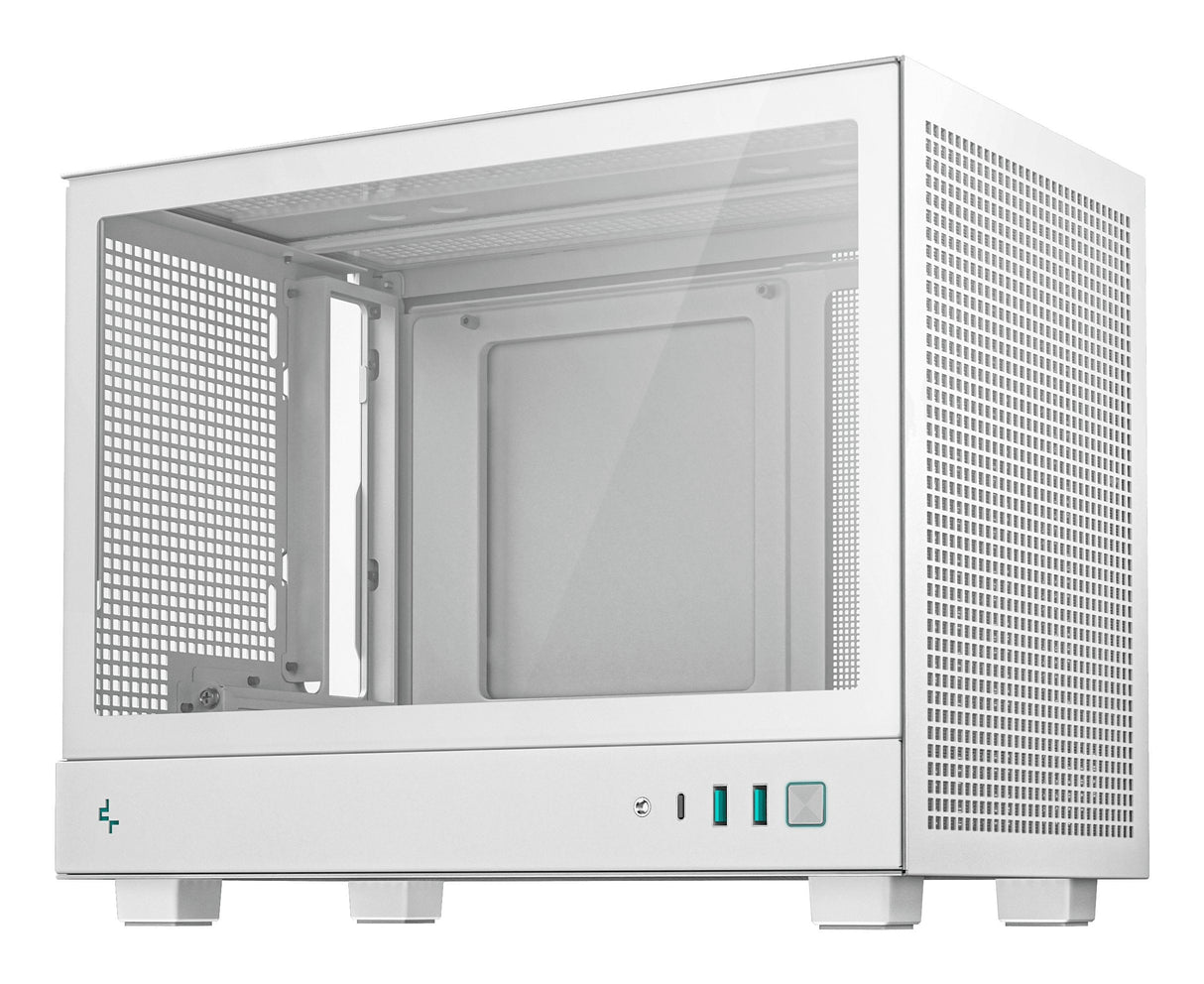 Caja Pc Micro-Atx Semitorre Deepcool Ch160 Wh Blanca R-Ch160-Whngi0-G-1