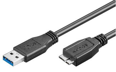 Goobay Cable Usb 3.0 A > Micro B 1,8m Negro