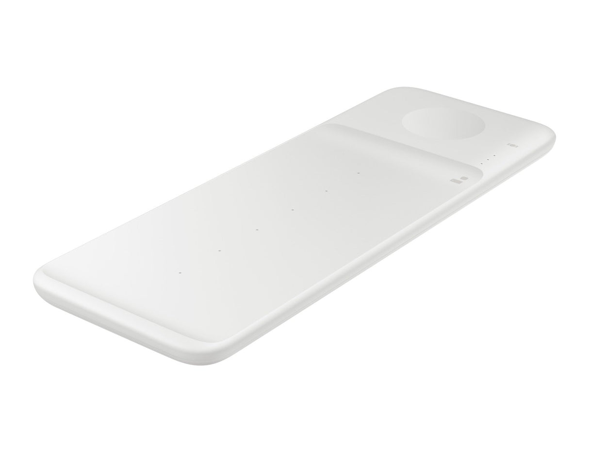 EAN 8806090706219 - Samsung Wireless Charger Trio Auriculares, Smartphone, Reloj inteligente Blanco USB Cargador inalámbrico imagen 3