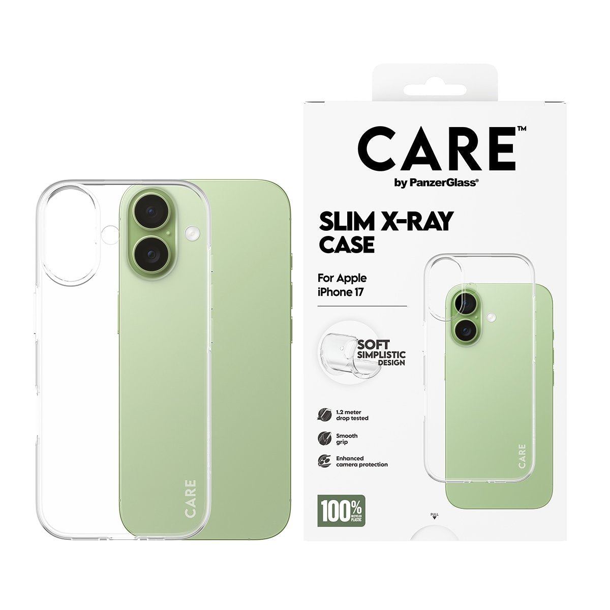 Panzerglass Care Fashionable Case Transparentee X-Ray Soft Basic Iphone 17
