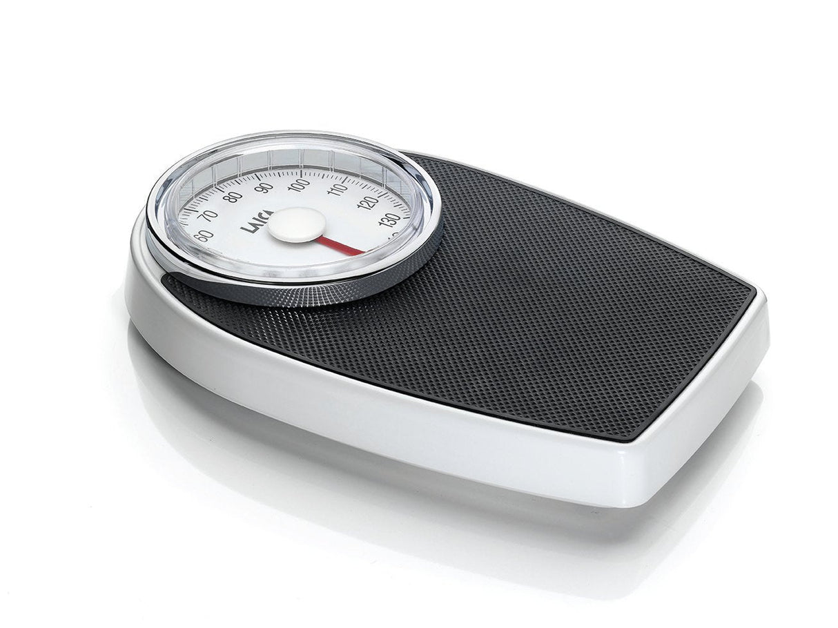 Báscula De Baño Analógica Blanco / Negro, Máximo 150 Kg