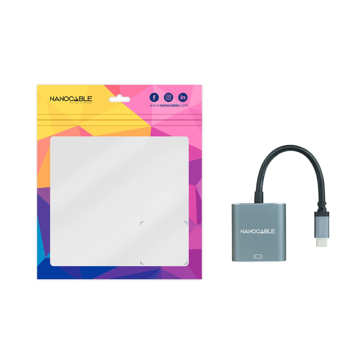 EAN 8433281012325 - Nanocable 10.16.4101-G Adaptador gráfico USB 1920 x 1200 Pixeles imagen 4