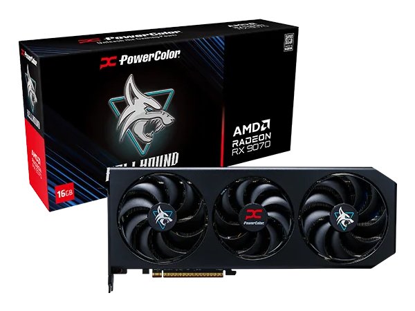 Powercolor Hellhound Amd Radeon Rx 9070 Oc 16gb Gddr6 Rx907016g-L/Oc