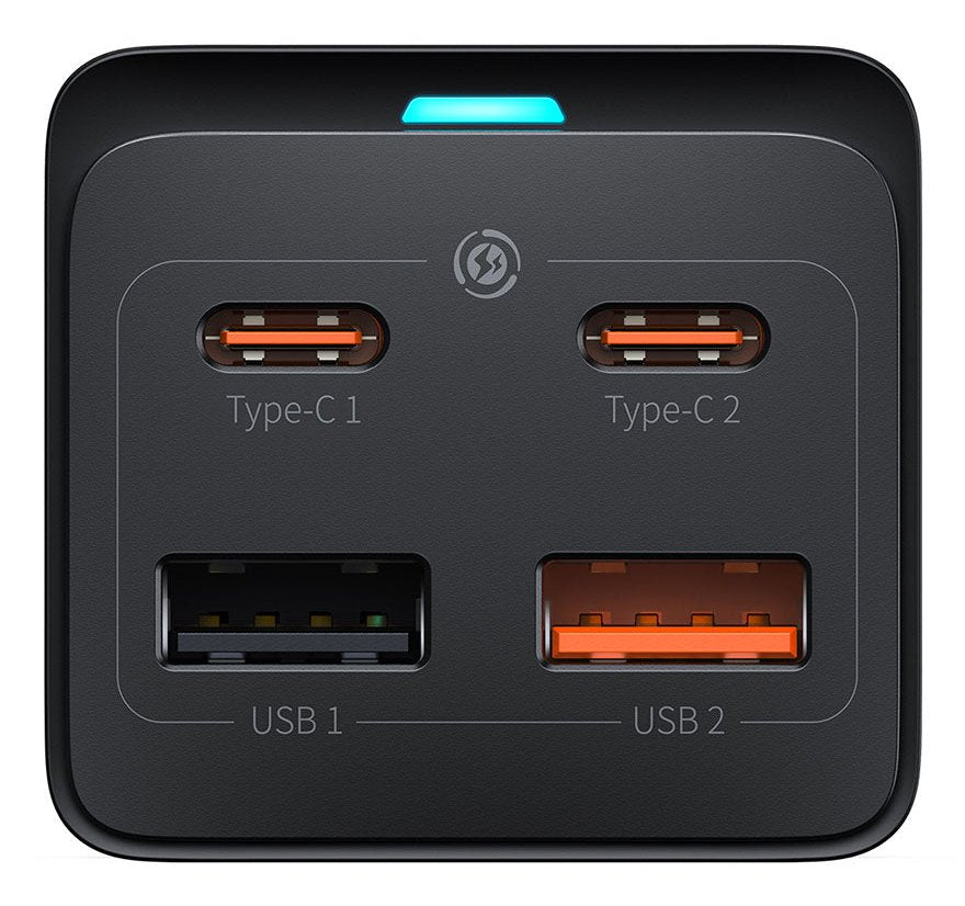 Baseus Gan3 Pro 2x Usb + 2x Usb-C + Ca, 65w