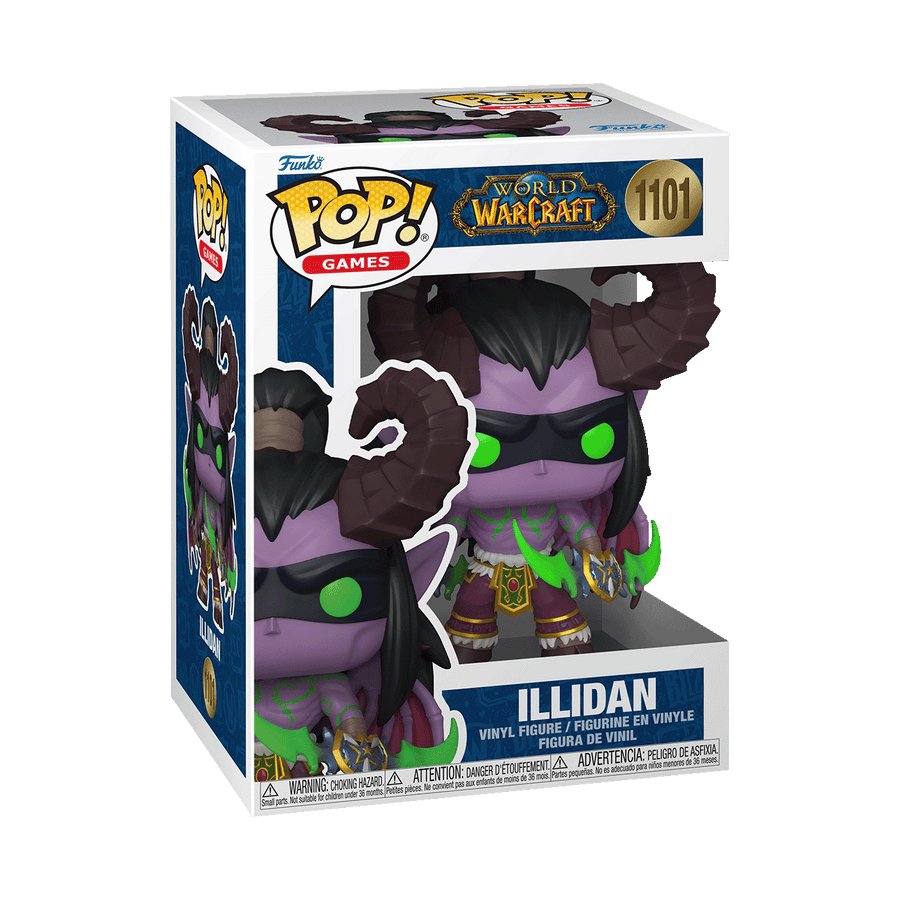 Funko Pop Illidan 1101 - World Of Warcraft Opción Chase Aleatoria - 889698861083