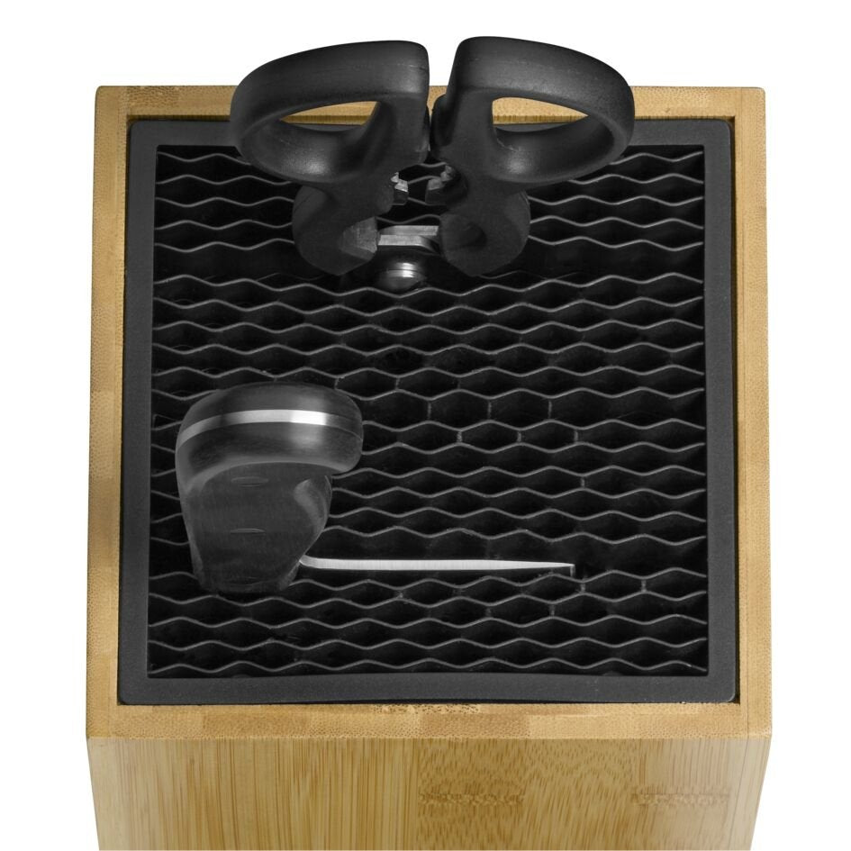 Wmf 1893854500 Messerblock Unbepiezast, Bambus Hell