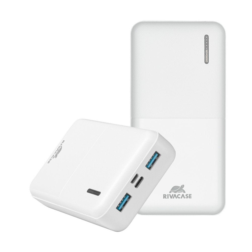 Power Bank Rivacase Va2572 (20000 Mah) Blanco Con Qc/Pd