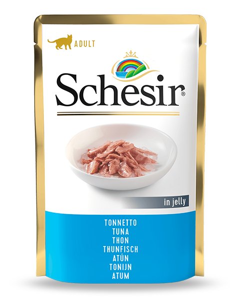 Comida Húmeda Para Gatos Schesir In Jelly Tuna 85 G