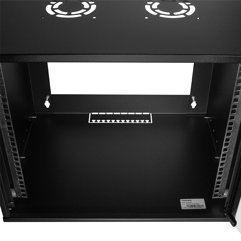 19" Wallmount Box -Eco- 06u, Negro