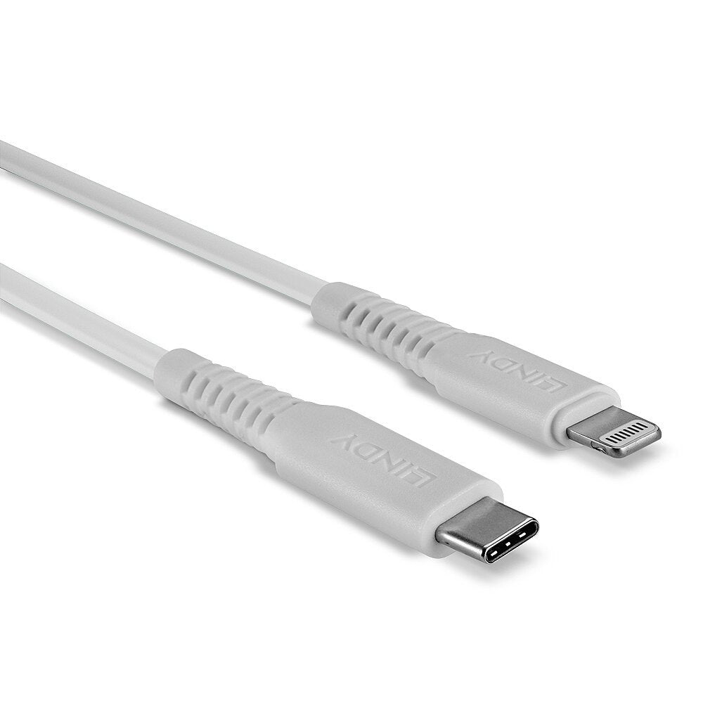 Lindy 3m Usb C A Lightning Cable, Blanco