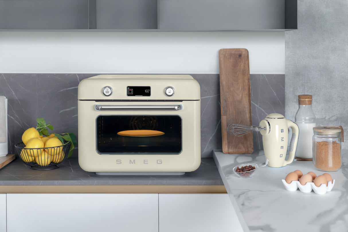 EAN 8017709329570 - Smeg COF01CREU horno de vapor Crema de color Botones, Giratorio imagen 21
