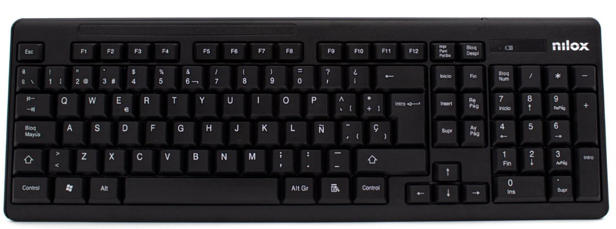 EAN 8436556146152 - Nilox NXKMWE0001 teclado Ratón incluido Universal RF inalámbrico QWERTY Español Negro imagen 7