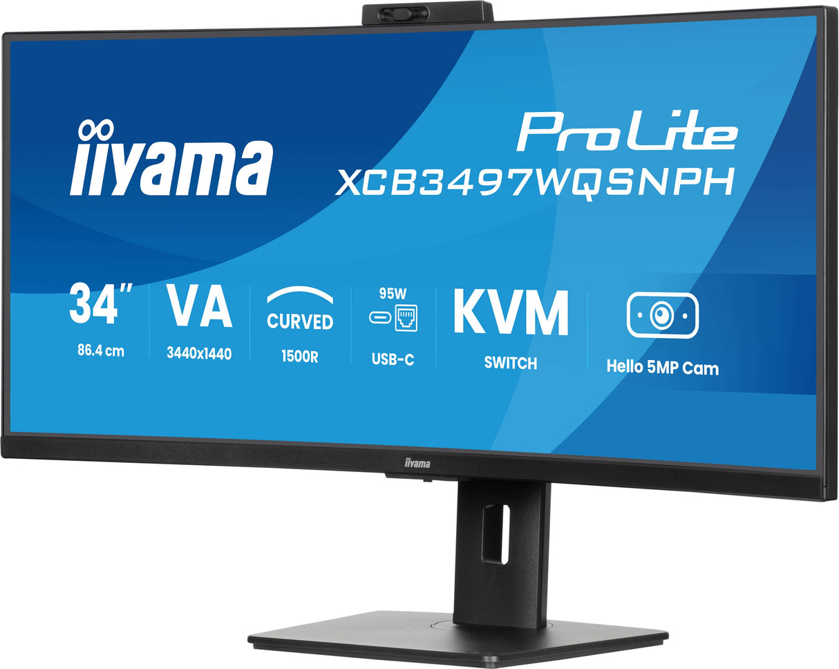 EAN 4948570125296 - iiyama ProLite XCB3497WQSNPH-B1 pantalla para PC 86,4 cm (34") 3440 x 1440 Pixeles UltraWide Quad HD LED imagen 5