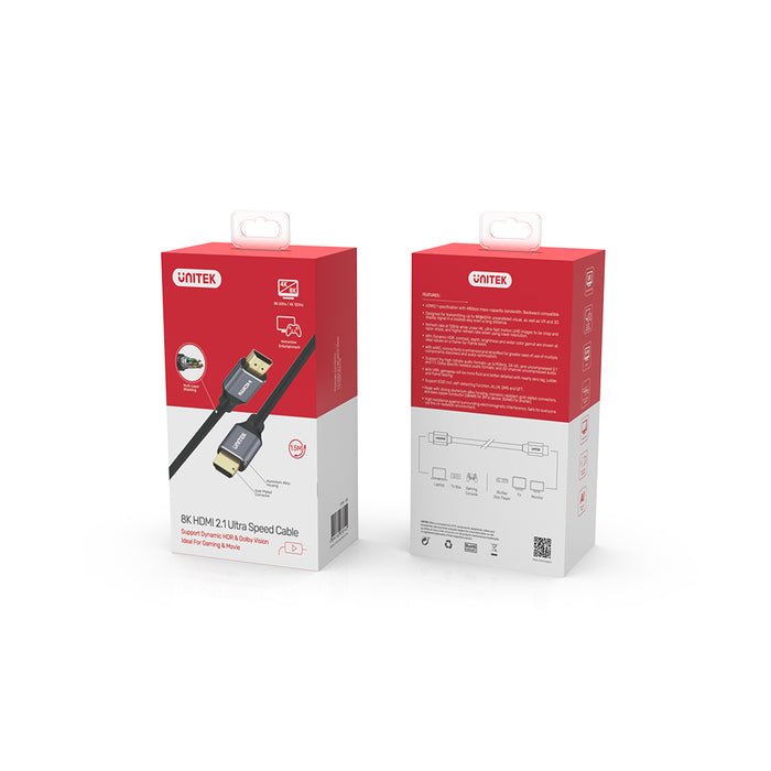 EAN 4894160047540 - UNITEK C140W cable HDMI 5 m HDMI tipo A (Estándar) Negro imagen 12