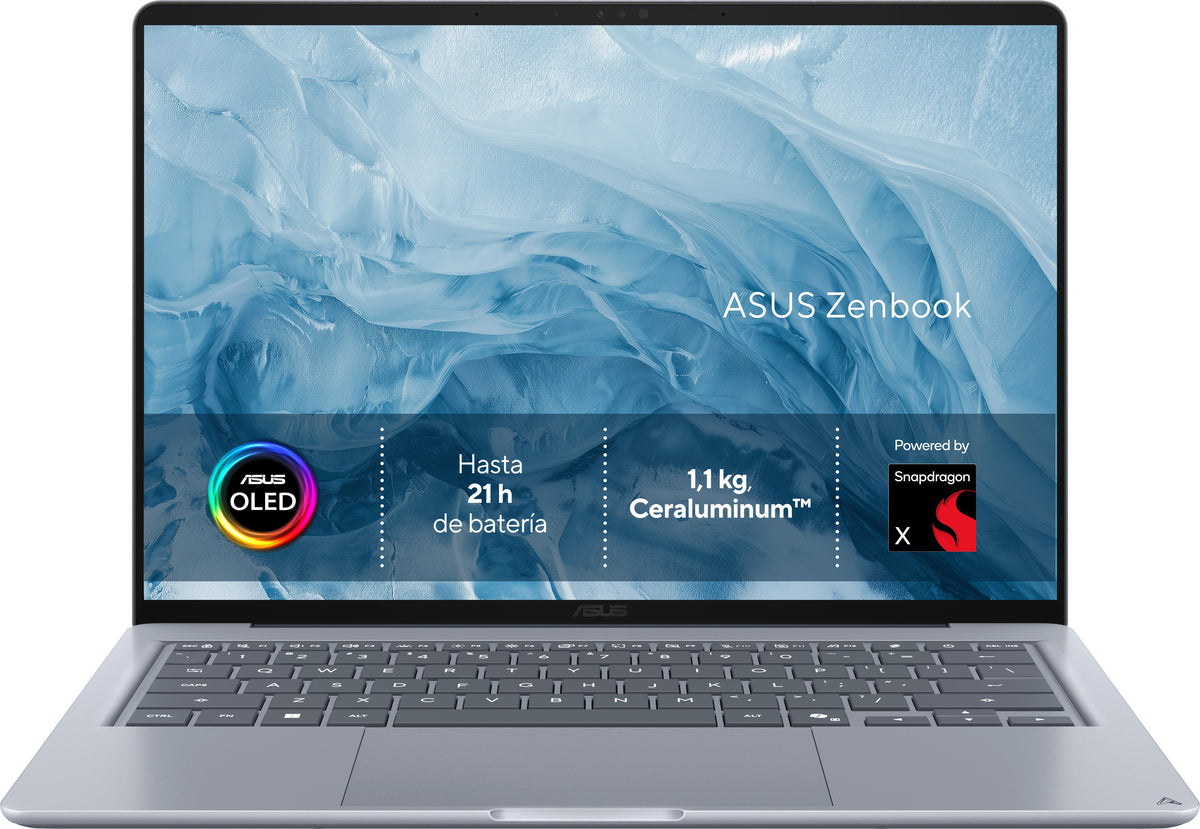 EAN 4711636740586 - ASUS Zenbook 14 UX3480QA-U1144W 35,6 cm (14") LPDDR5x-SDRAM Wi-Fi 6E (802.11ax) Azul Español imagen 1
