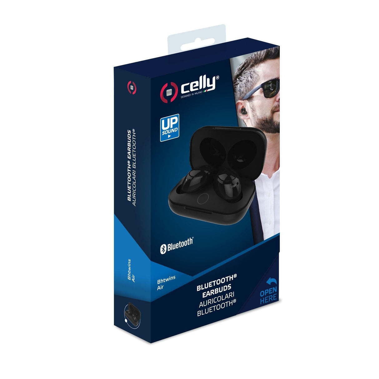 EAN 8021735744795 - Celly Bh Twins Auriculares Inalámbrico Dentro de oído Llamadas/Música MicroUSB Bluetooth Negro imagen 7