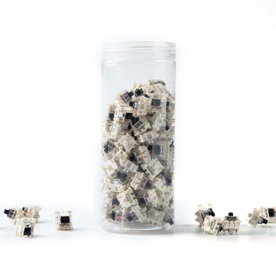 Keycron Gateron G Pro 3.0 Conjunto De Interruptor Negro, Interruptor De Tecla Negro/Transparente, 110 Piezas 4895248850410.0