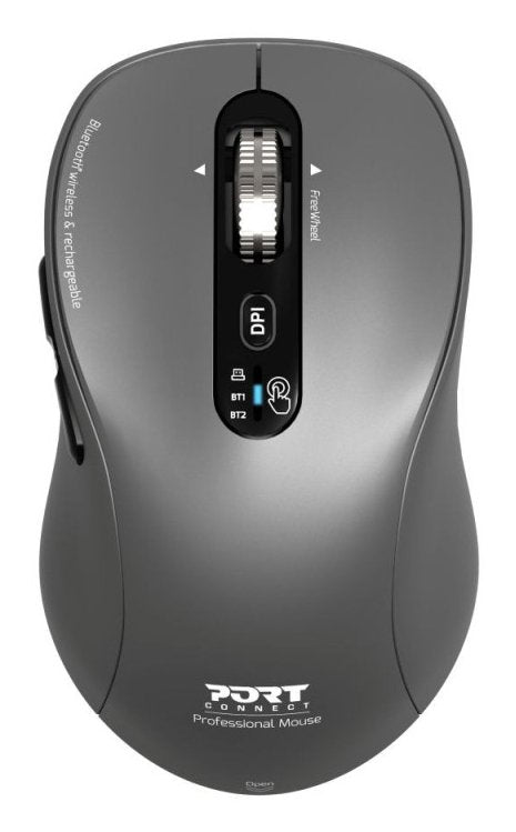 Port Designs Pack Keyboard Compact + Mouse Expert Rechargeable Combo Bt+Rf (Fr)