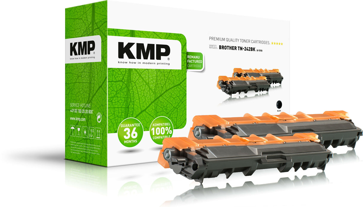 Kmp Toner Compatible Para Brother Tn-242bk Comp. Black Doppel. 2500 S.B-T57d