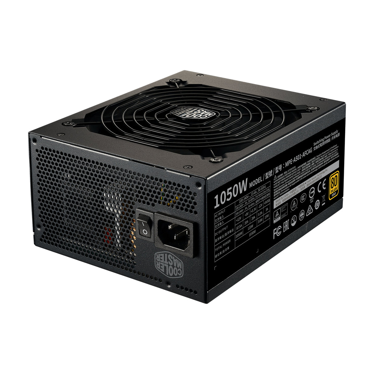 Fuente De Alimentacion Cooler Master Gx Gold 1050 - V2 1050w, Pc-Netzteil