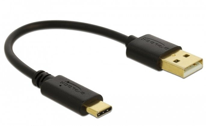 Delock Cable De Carga Usb Tipo A A Usb Tipo C De 15 Cm