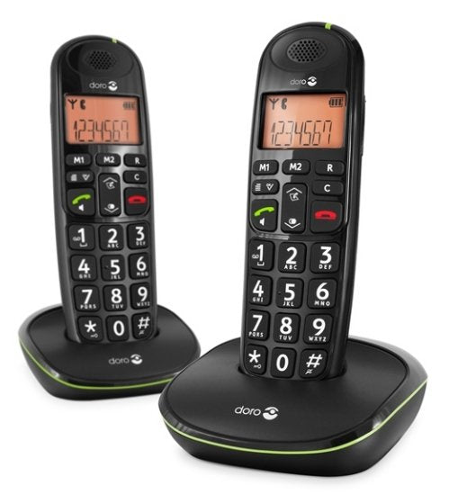 Doro Phoneeasy 100w Duo Negro Dect/Grosmamen