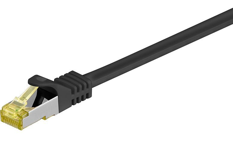 Cat7 S/Ftp Network Cable 25m, Black Cat7 S/Ftp Network