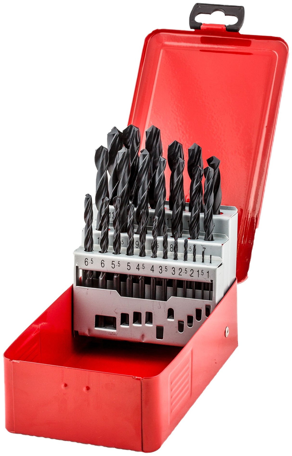 Broca Para Metal Hss-R Din 338, Juego 25 Piezas, Ø1,00 - Ø13,00 Mm