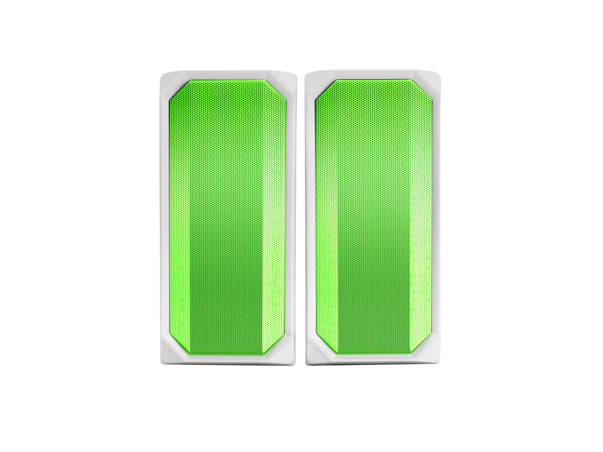 Altavoces Con Bluetooth Mars Gaming Msrgbw 15w 2.0 Blancos