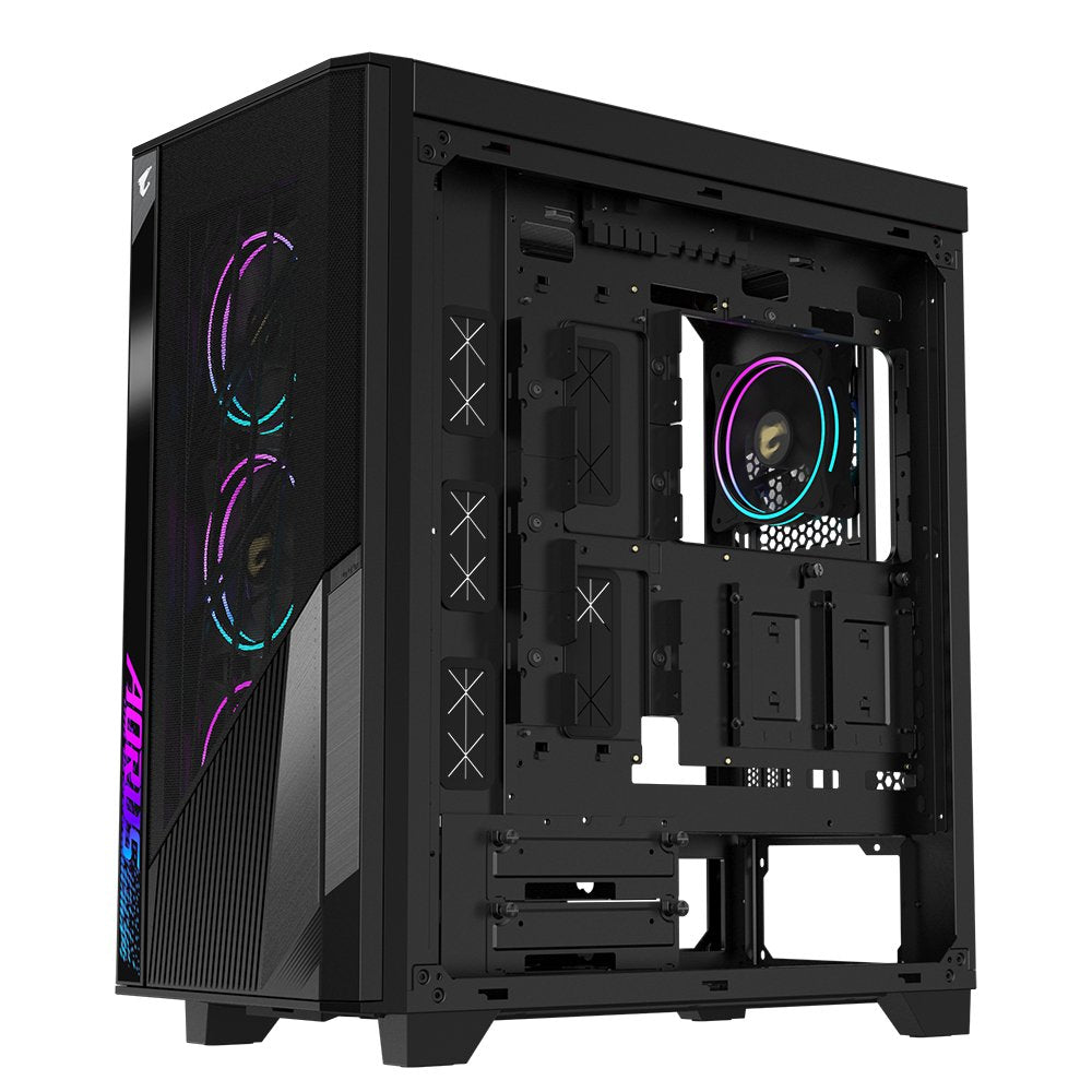 Caja Pc Gigabyte Ac500g Atx 2xusb3.0 1xusbc Rgb S/F Negro