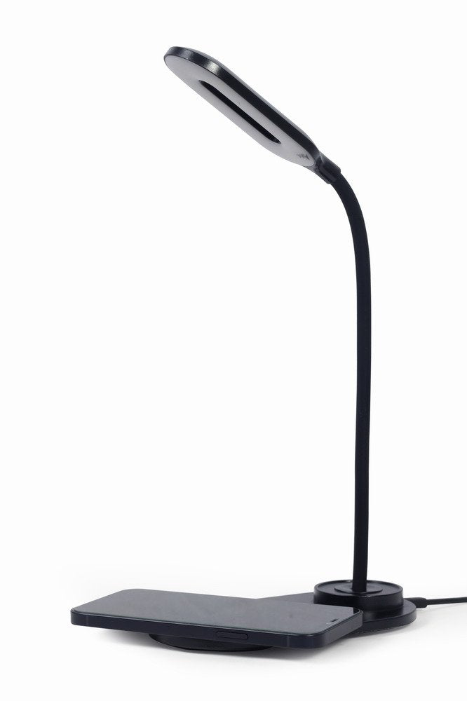 Lampara De Escritorio Con Cargador Inalámbrico Negro Ta-Wpc10-Led-01
