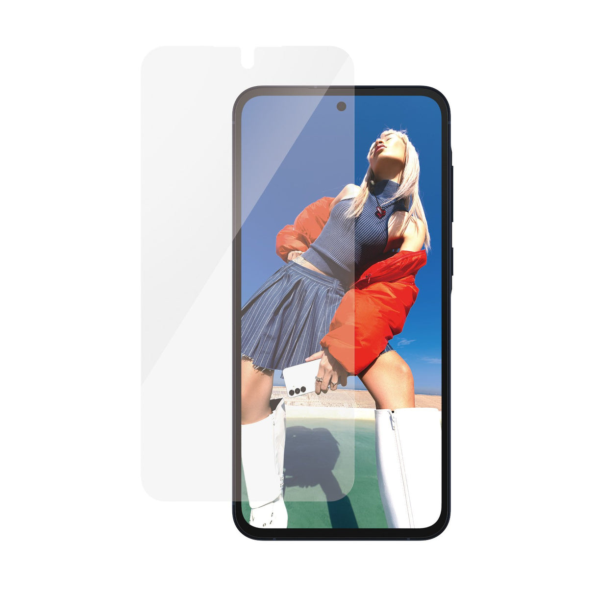 EAN 5711724073588 - PanzerGlass ® Screen Protector Samsung Galaxy A55 5G | Ultra-Wide Fit w. EasyAligner Protector de pantall imagen 1