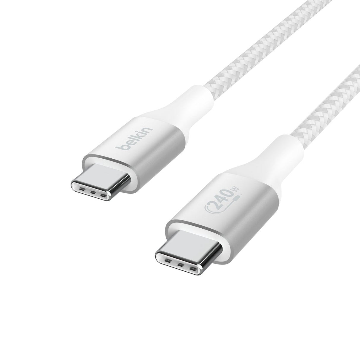 Cable Usb-C/Usb-C Blanca Belkin Boost Charge 240w, 1m Cab015bt1mwh